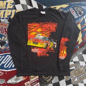 Vintage 2009 Jeff Gordon NASCAR Racing Long sleeve Shirt Sz L